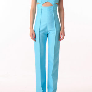 Jumpsuit with an open midriff