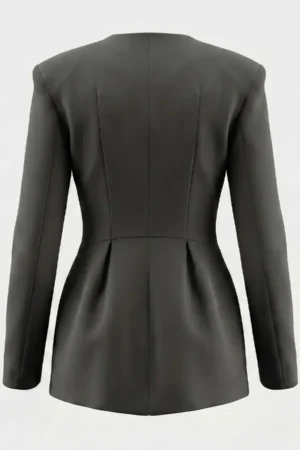 The Madeleine Blazer Gray