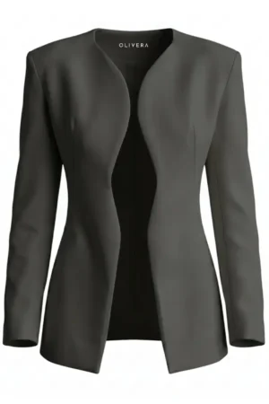 The Madeleine Blazer Gray